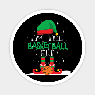 basketball elf matching family group christmas gift Magnet